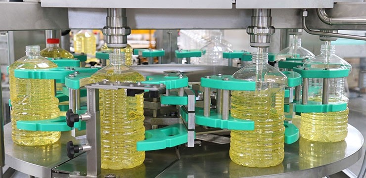 vegetable oil bottle filling machine