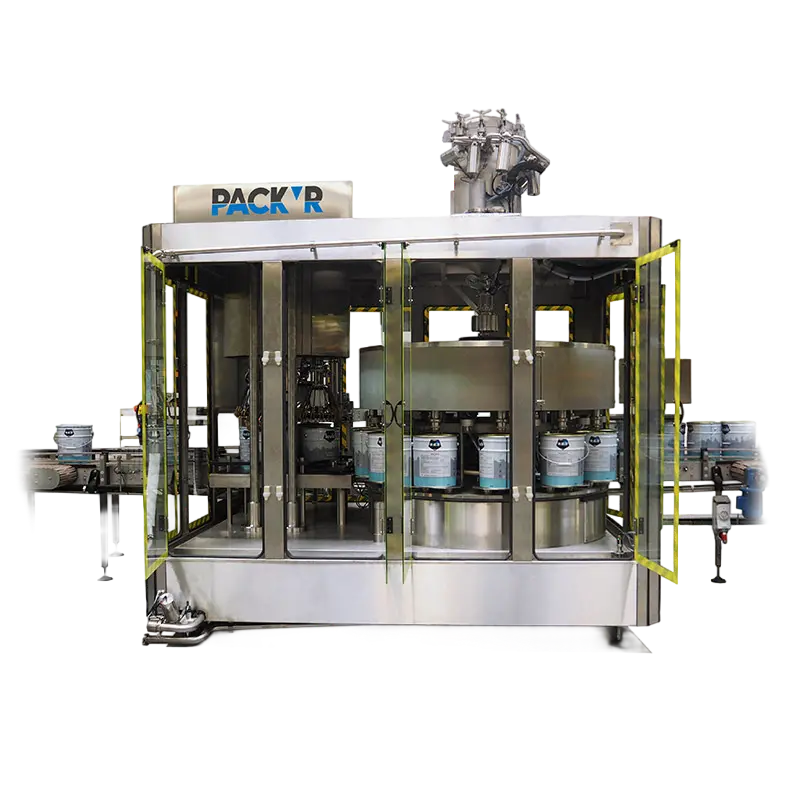 Rotary Pail Filler Capper