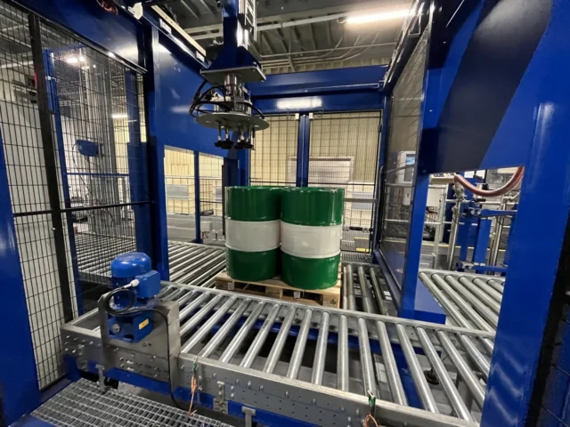 Depalletizer for drum