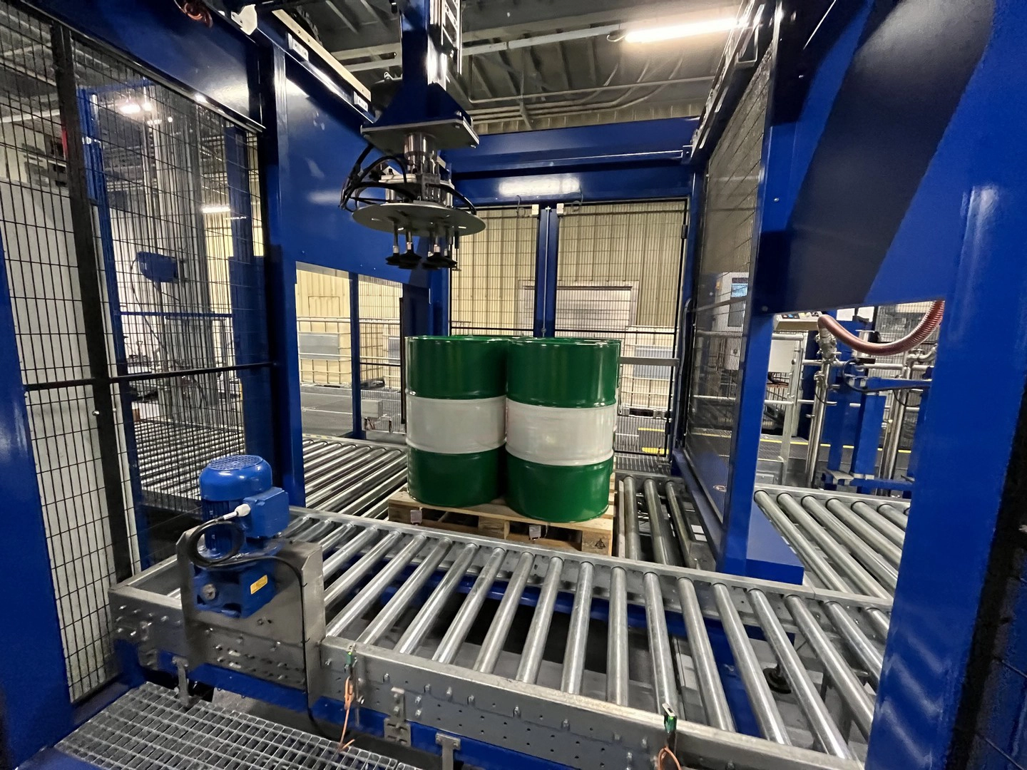 Depalletizer for drum