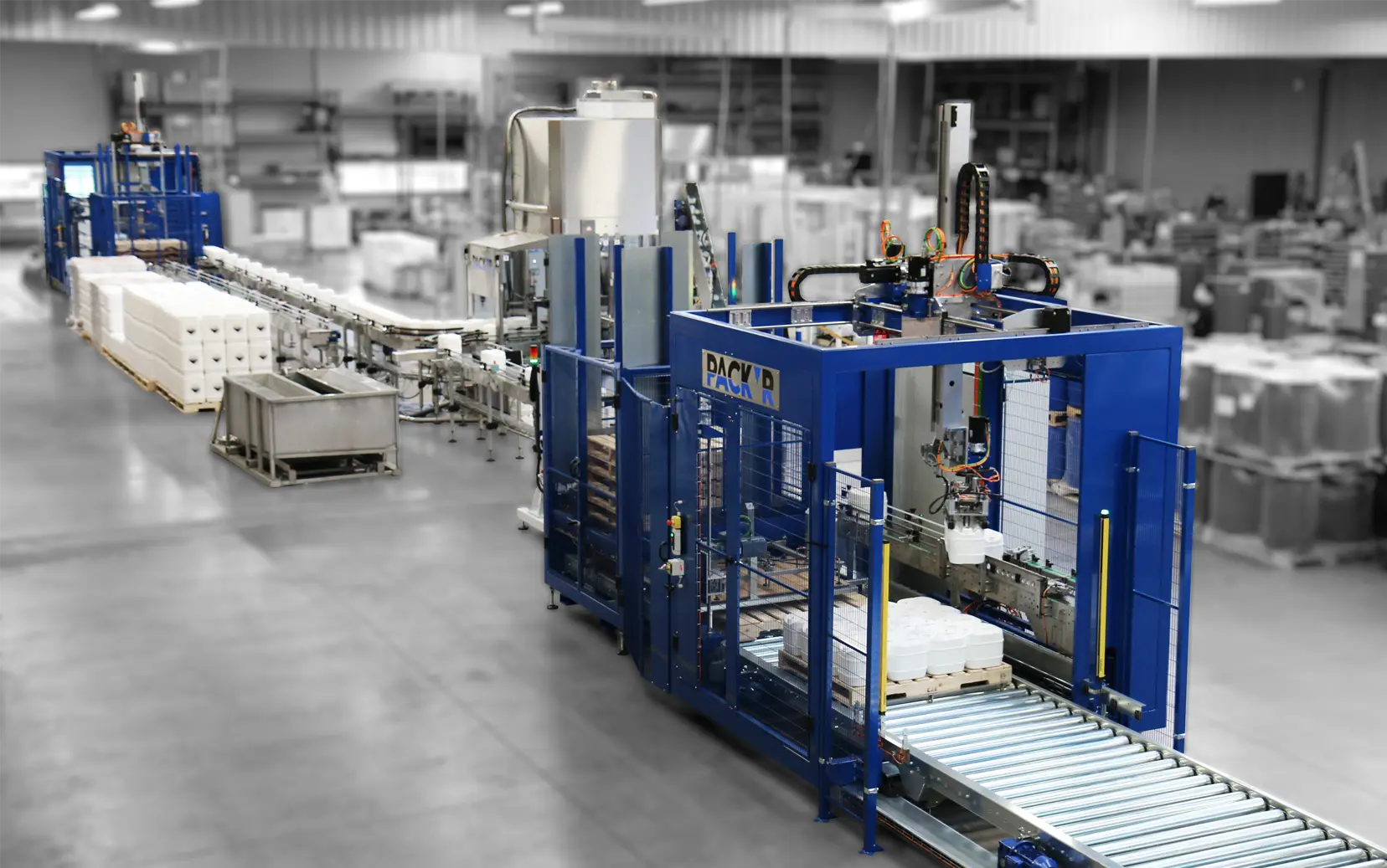 automatic jerrycan palletizer