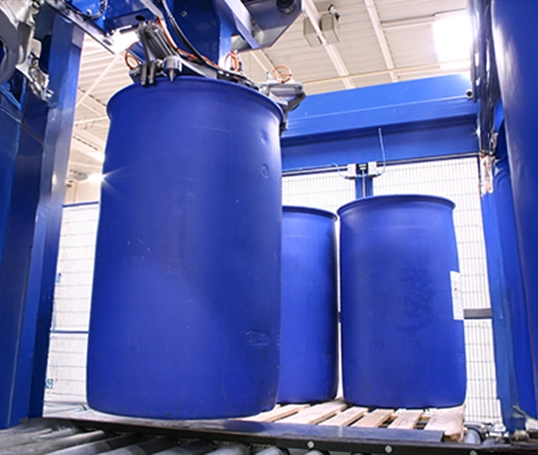 plastic drum prehension