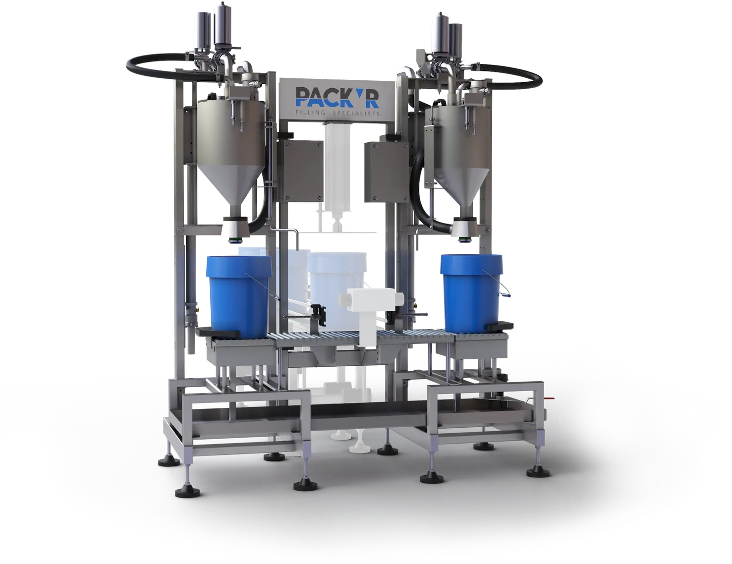 semi automatic pail filler