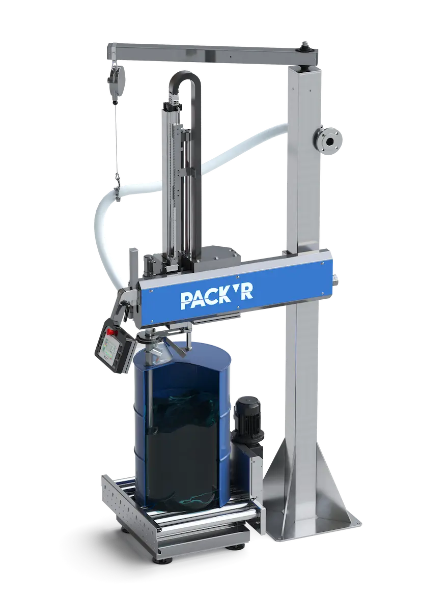 semi-automatic drum filling machine