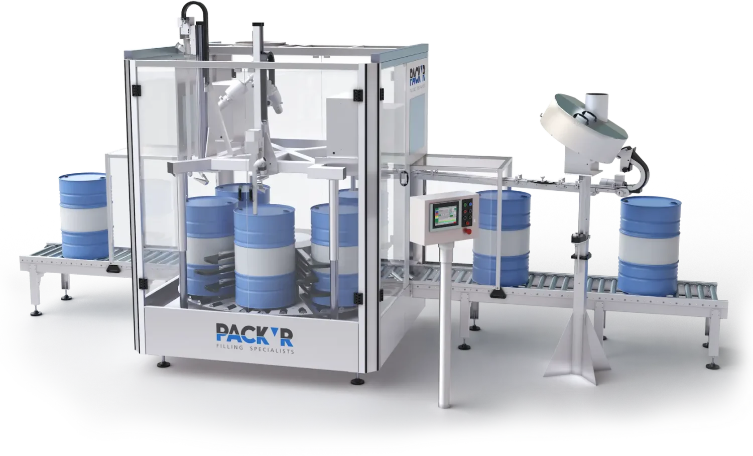 Automatic Drum filler capper