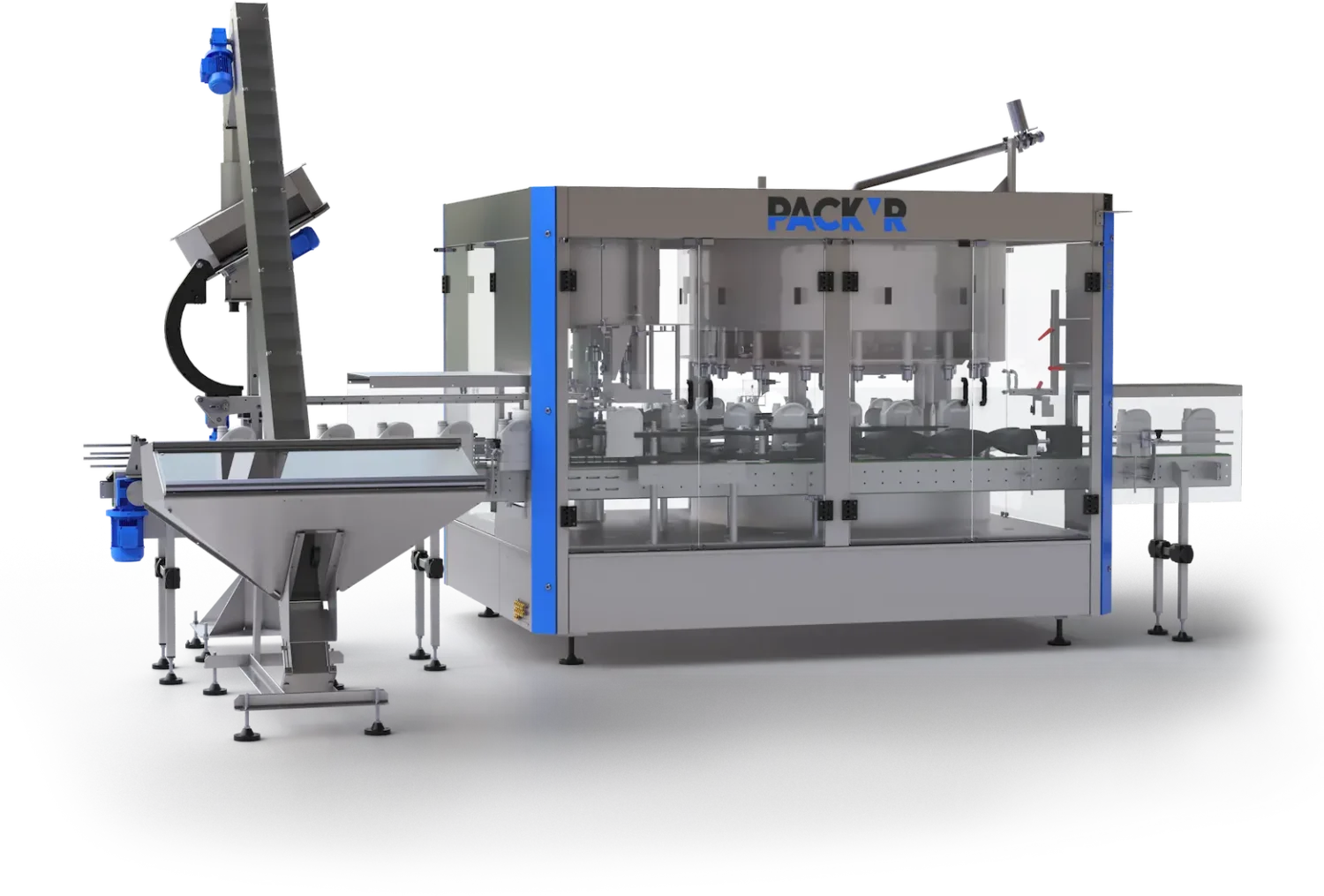 Rotary Bottle Filler and Capper