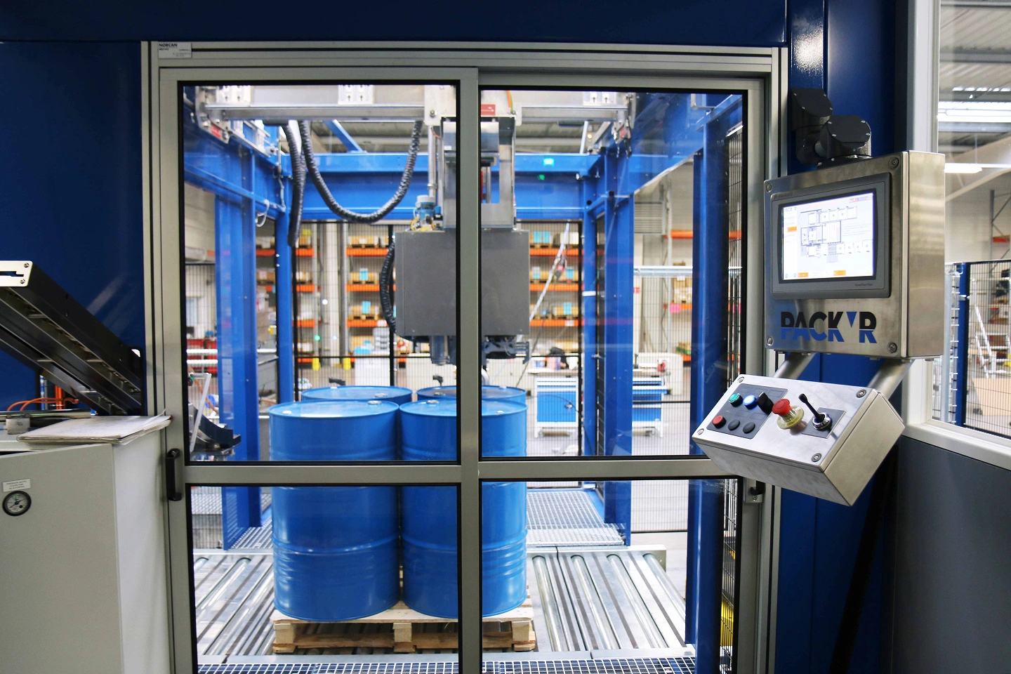 Pallet drums and IBC filler capper