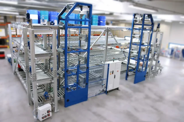 High Capacity empty drum automated storage system