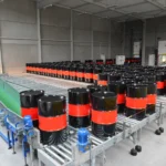 Infeed drum magazine