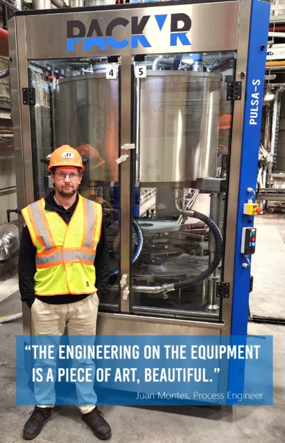 Flavor and fragrance filling machine with operator